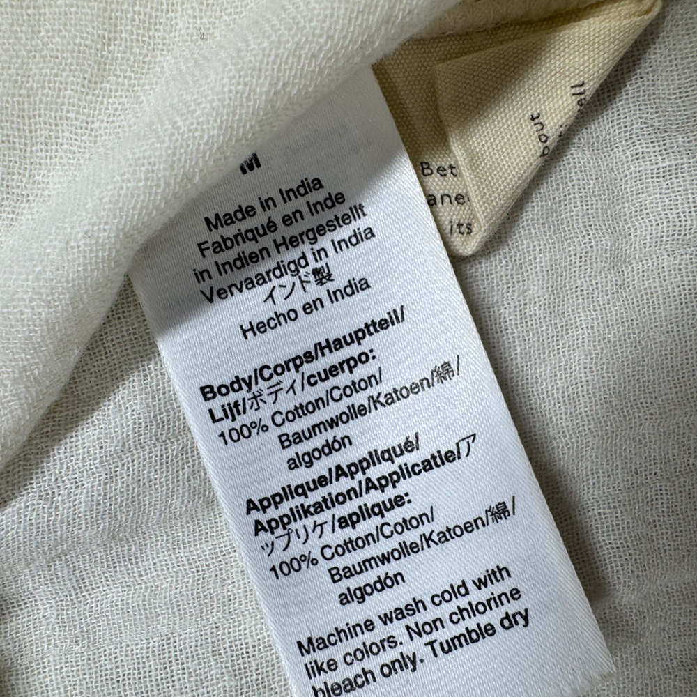 Madewell Patchwork Quilted Square-Neck Antique Cr… - image 15